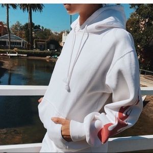 Brandy Melville Christy Flames Hoodie 🔥🔥🔥